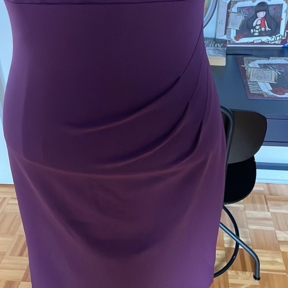 Adrianna Papell burgundy dress - Picture 7 of 13